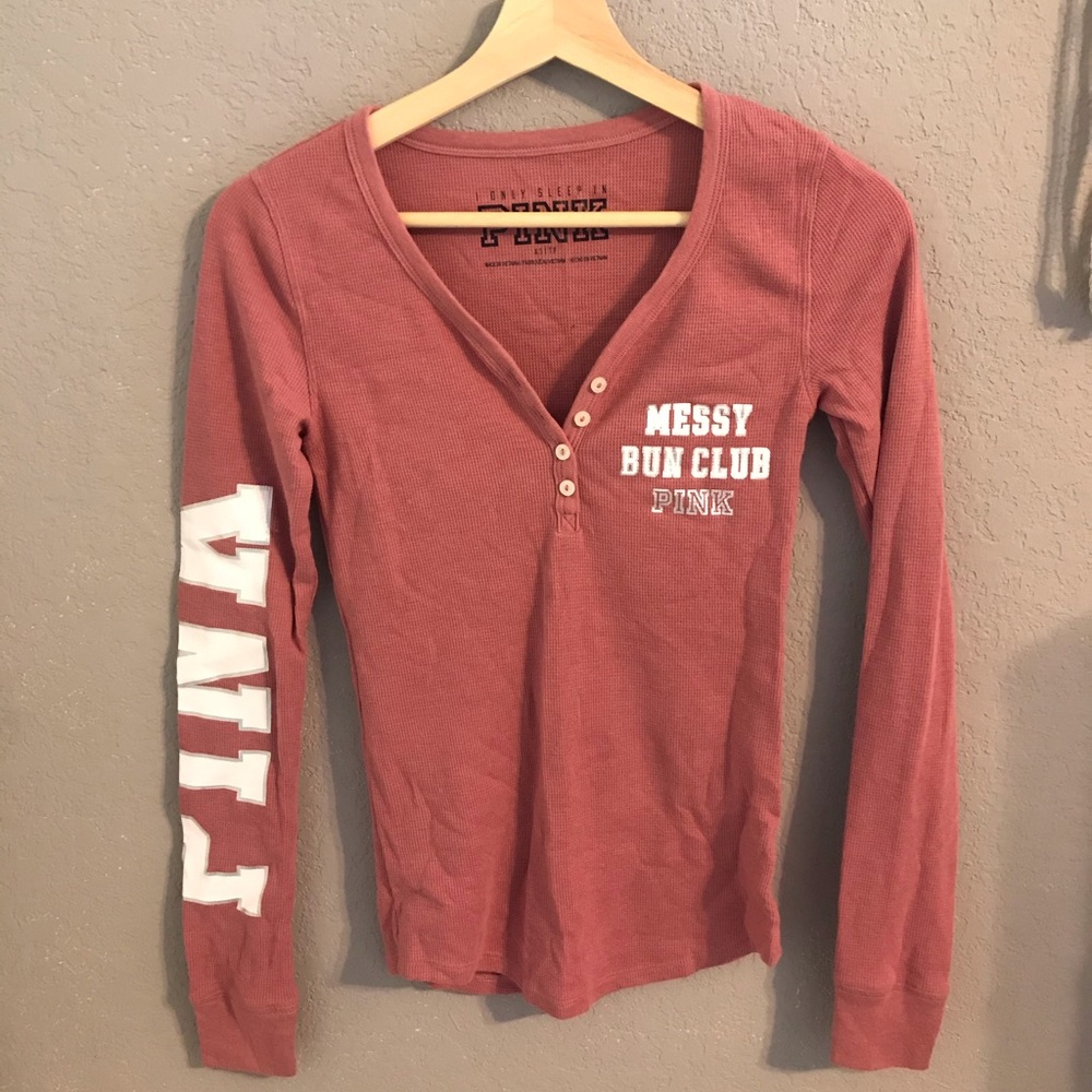 Pink thermal long sleeve